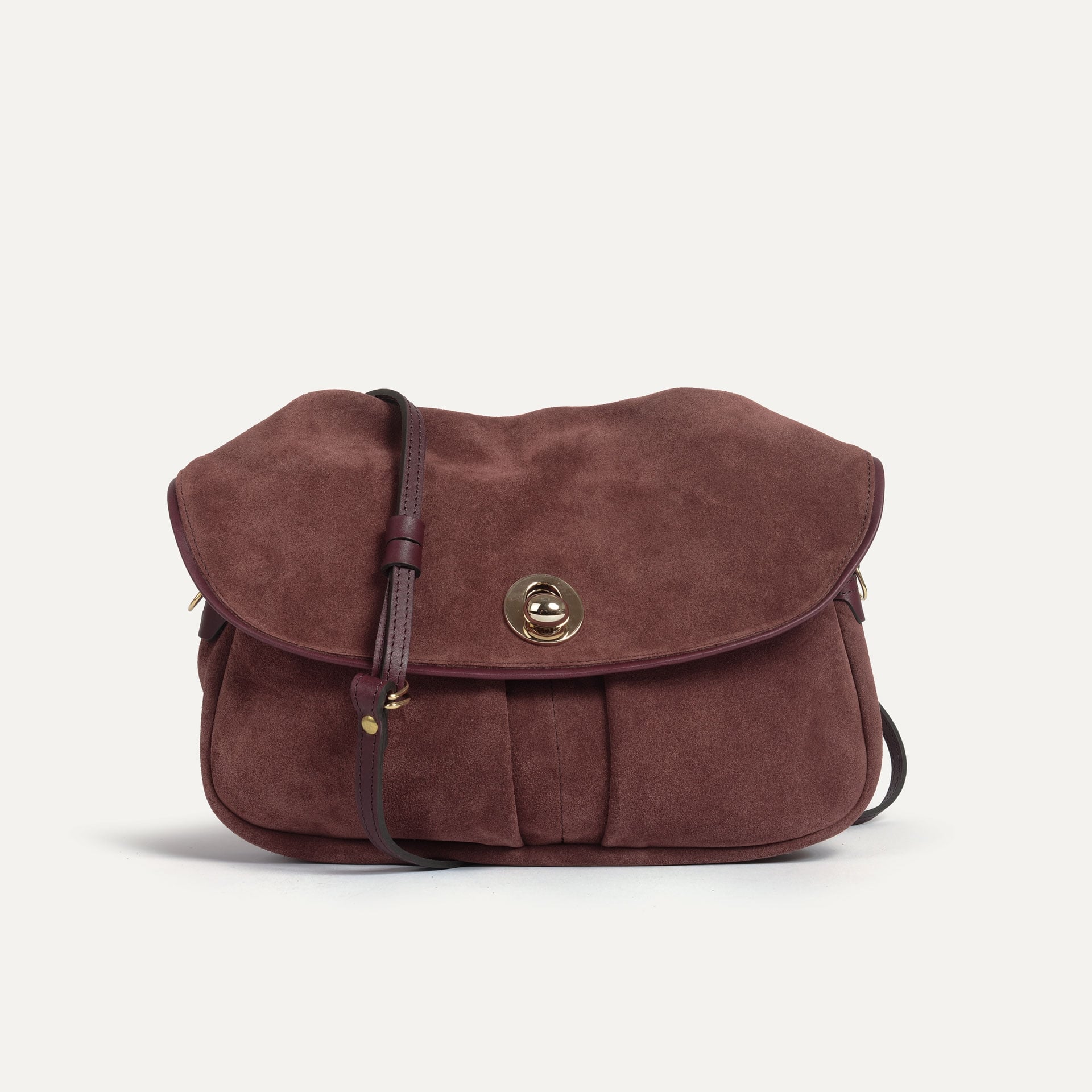 Bolso blando S Janice - Marrón rubí (imagen n.º 3)