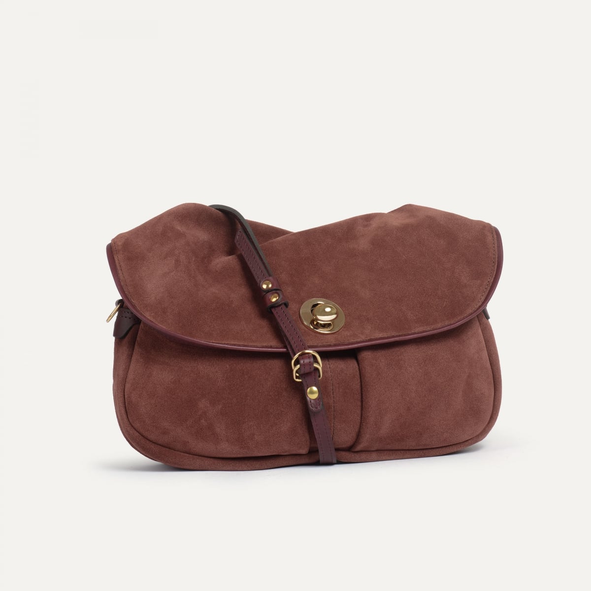 Bolso blando S Janice - Marrón rubí (imagen n.º 4)
