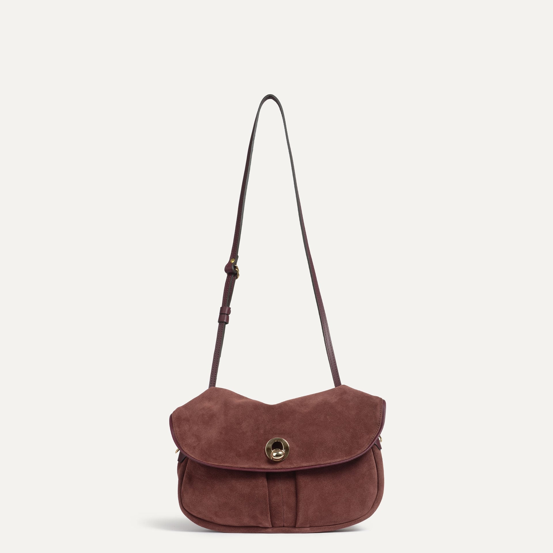 Janice Soft Musette S bag - Ruby brown (image n°2)