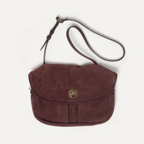 Janice Soft Musette S bag - Ruby brown