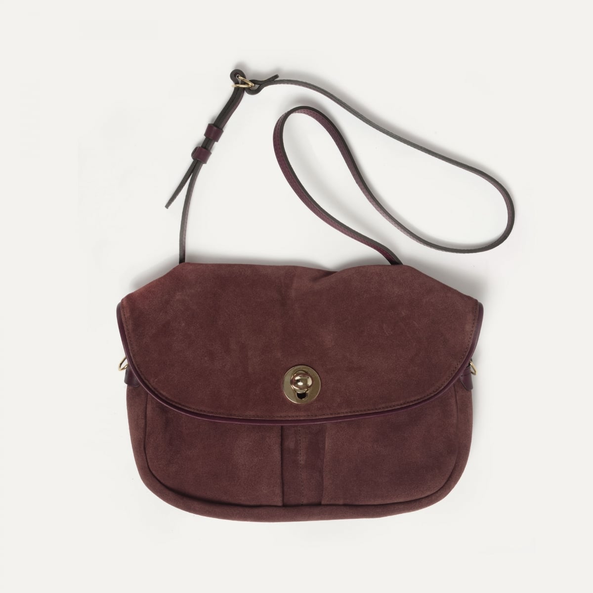 Soft musette S Janice - Rubinbraun (image n°1)