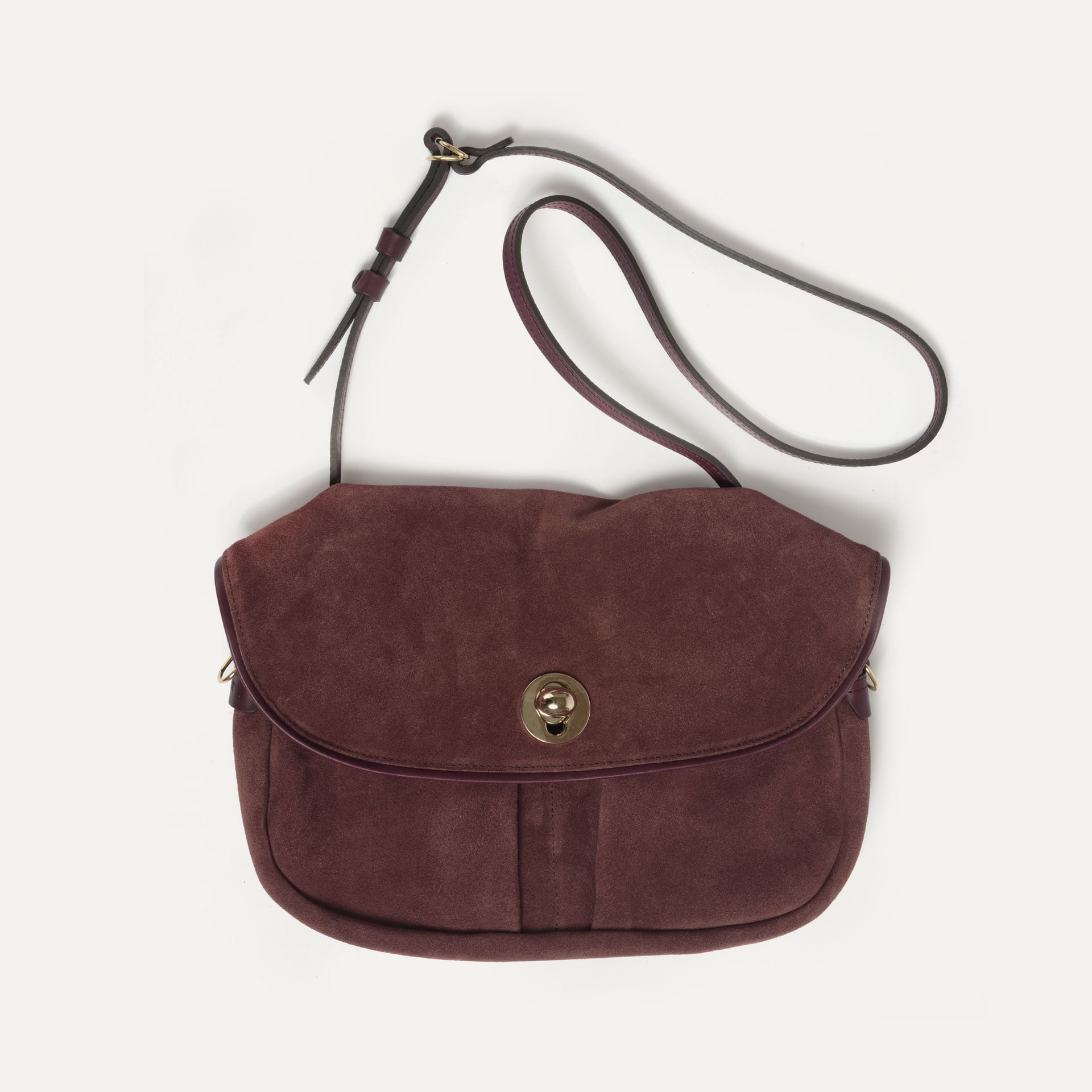 Bolso blando S Janice - Marrón rubí (imagen n.º 1)