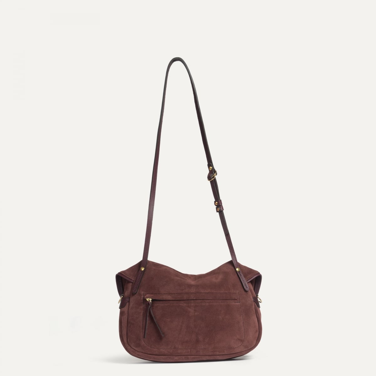 Bolso blando S Janice - Marrón rubí (imagen n.º 5)