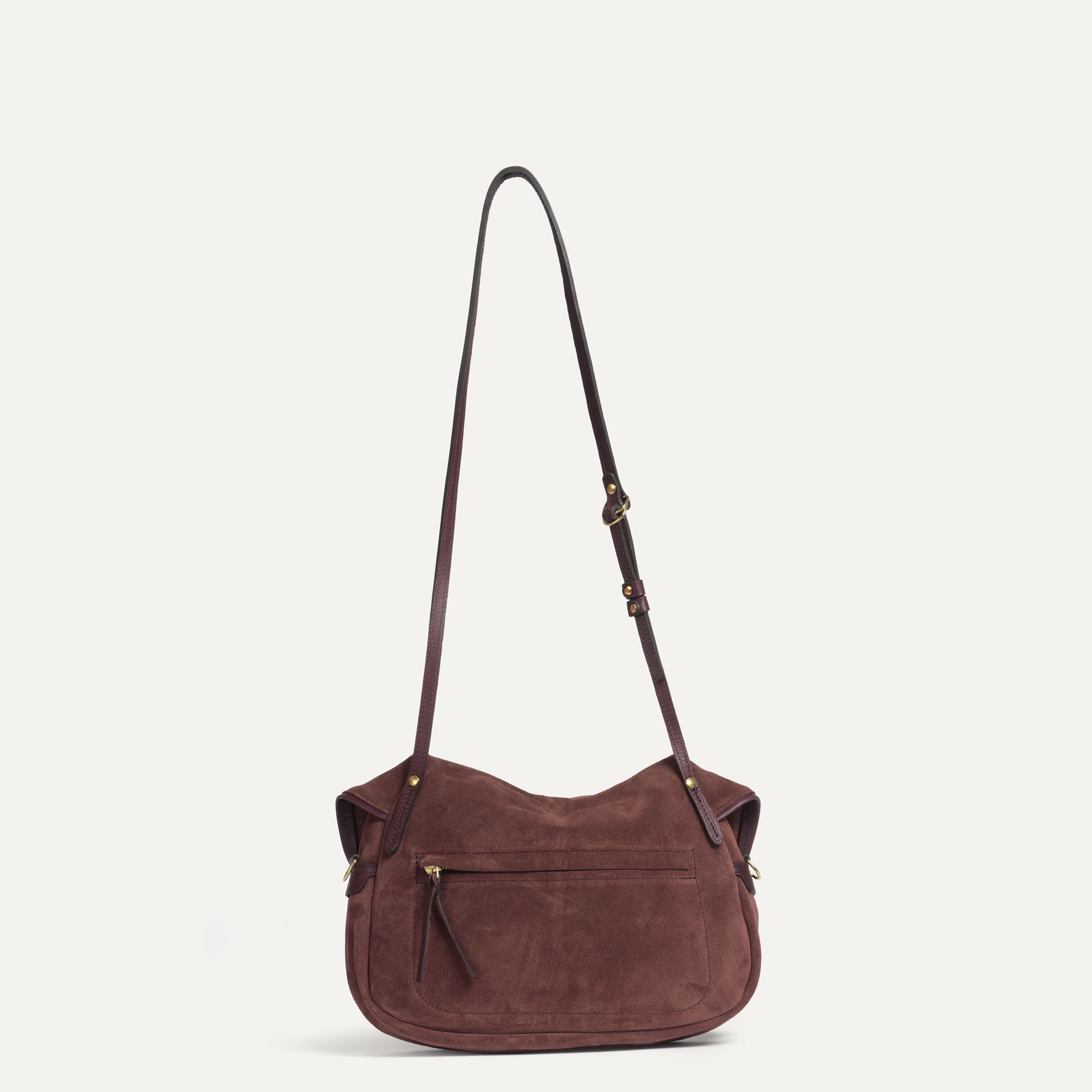 Janice Soft Musette S bag - Ruby brown (image n°5)