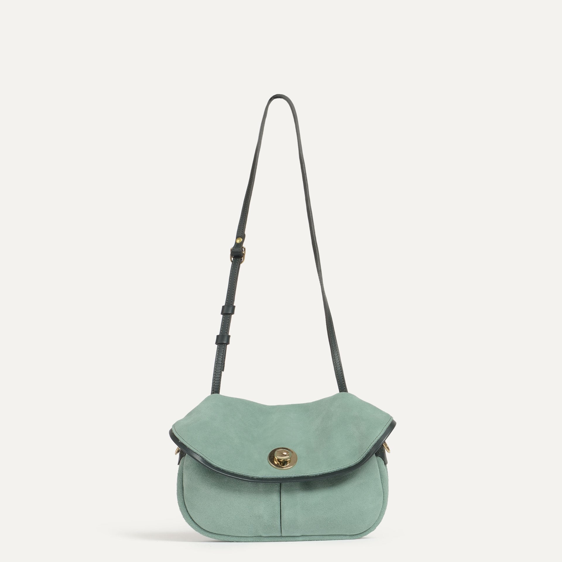 Janice Soft Musette S bag - Jade green (image n°2)