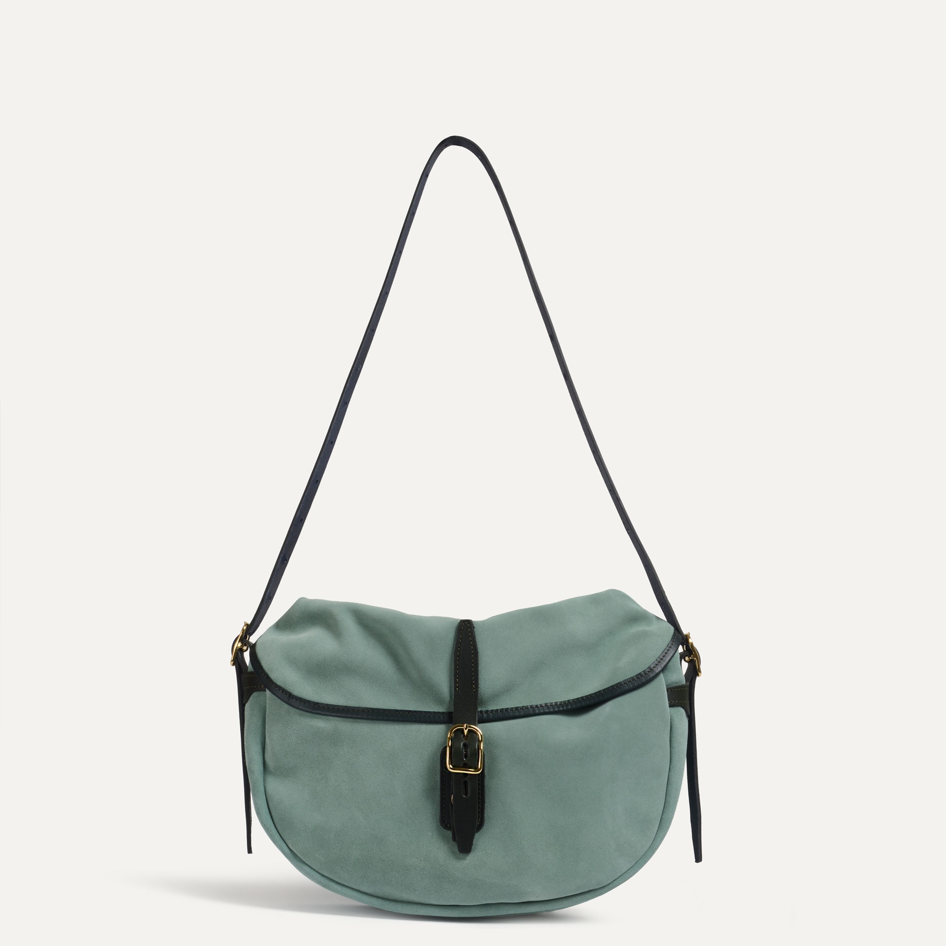 Margot half moon fisherman's bag - Jade green (image n°1)