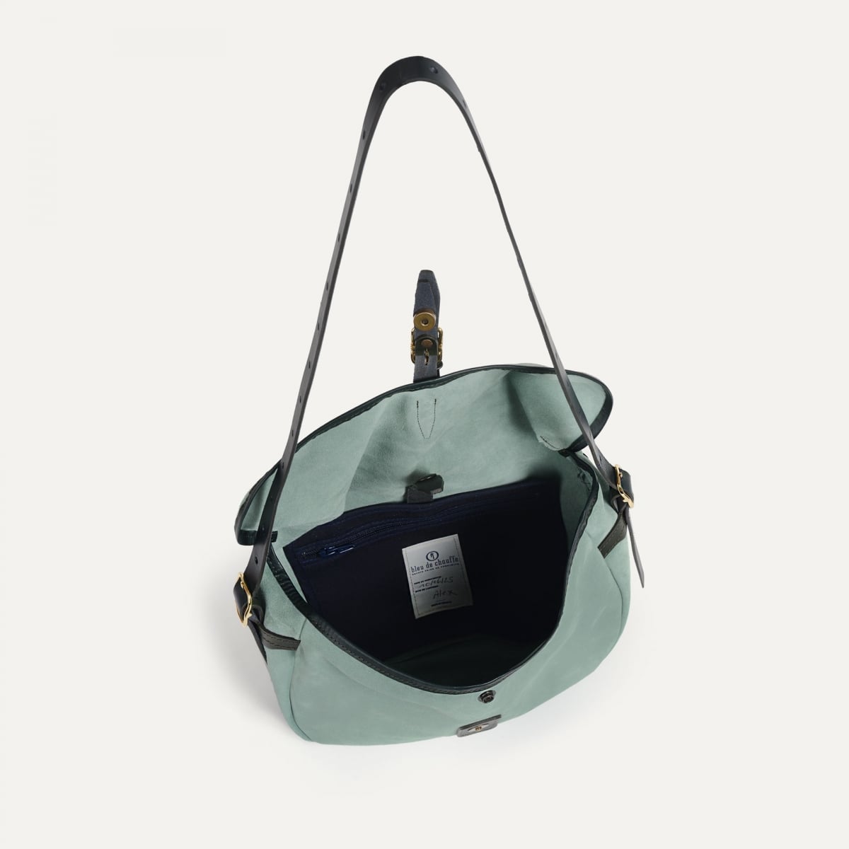 Bolsa de pesca media luna Margot - Verde Jade (imagen n.º 5)