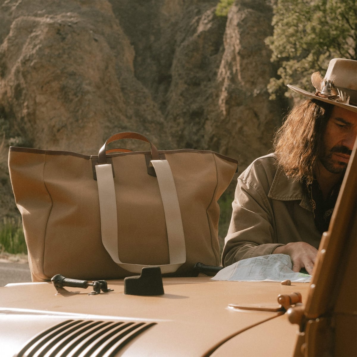 Mélo 48H Tote Bag  - Camel (image n°8)