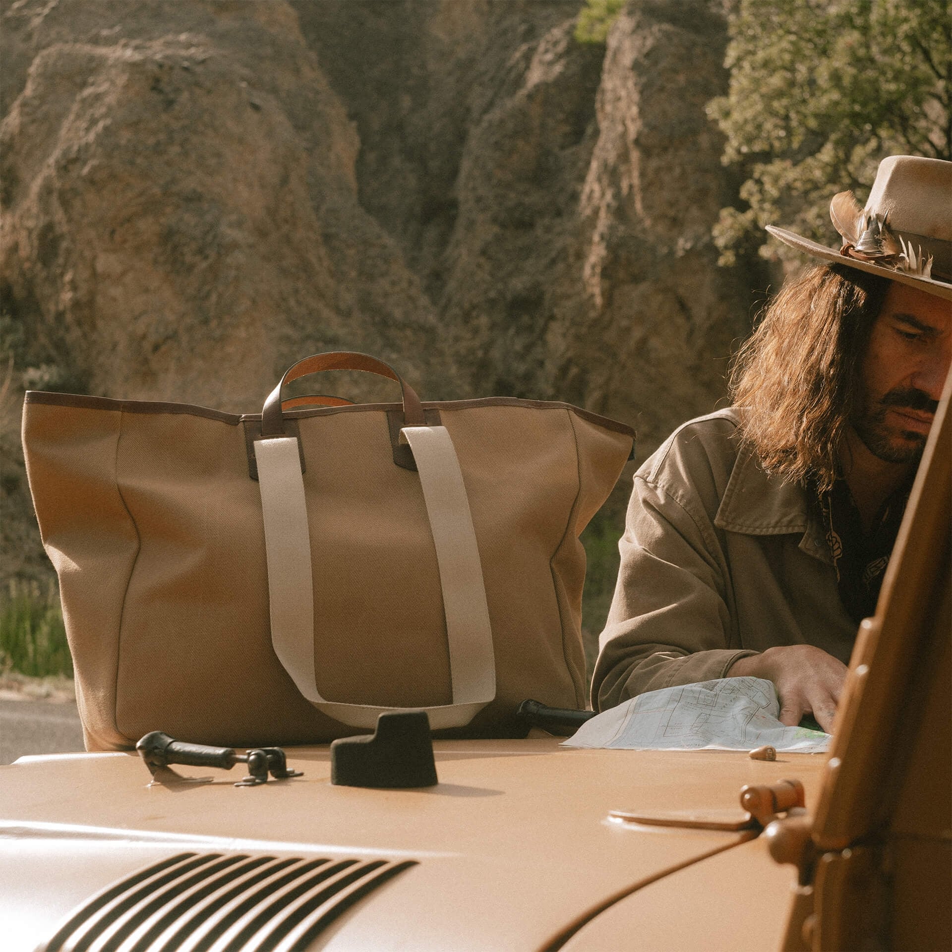 Mélo 48H Tote Bag  - Camel (image n°8)