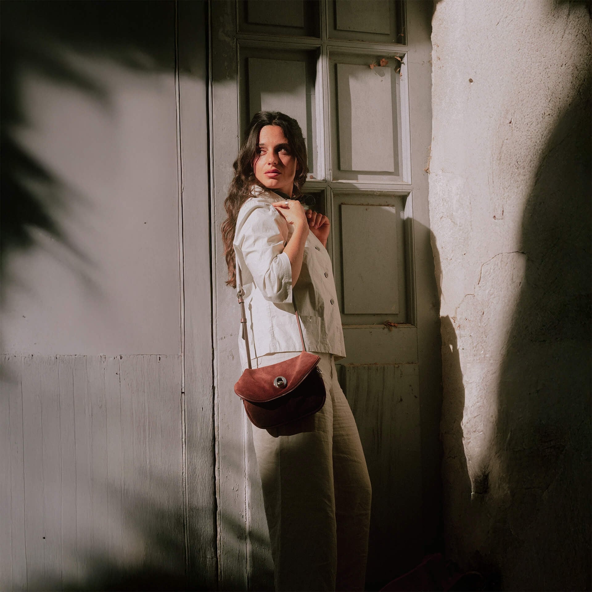Mini bolso Jane - Marrón Rubí (imagen n.º 6)