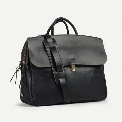 Zeppo duo liscio business bag - Black