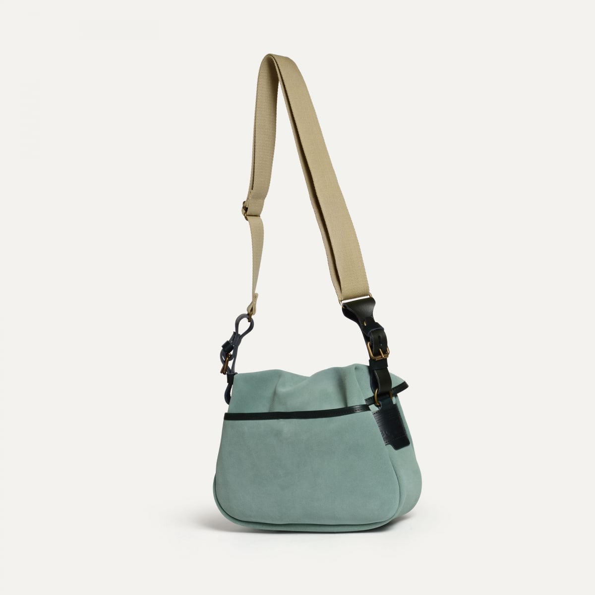 Musette des Fischers XS / Veloursleder - Jadegrün (image n°4)