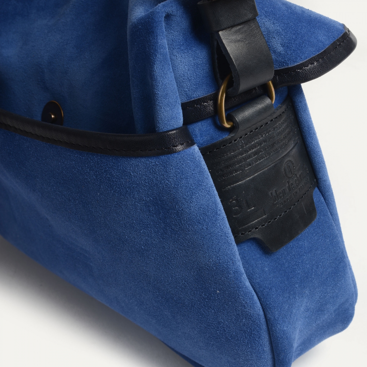 Musette des Fischers S / Veloursleder - Achatblau (image n°5)