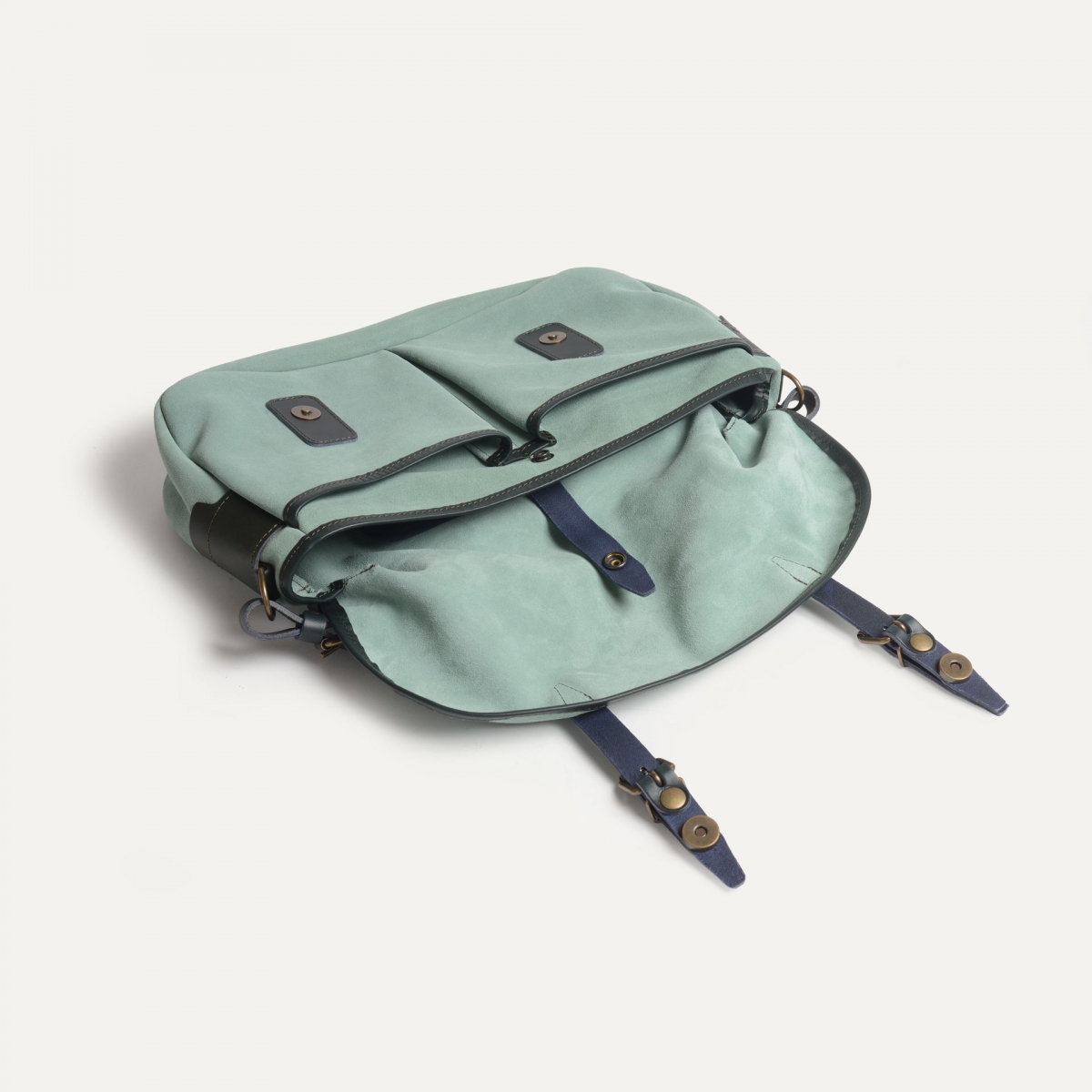 Musette des Fischers S / Veloursleder - Jadegrün (image n°5)