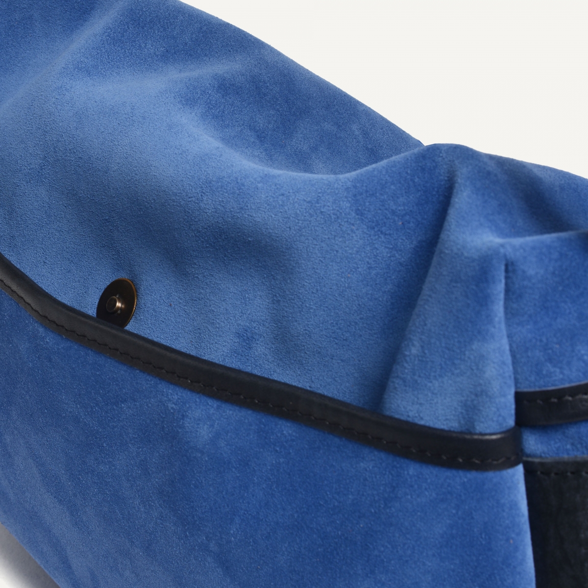 Musette des Fischers S / Veloursleder - Achatblau (image n°6)