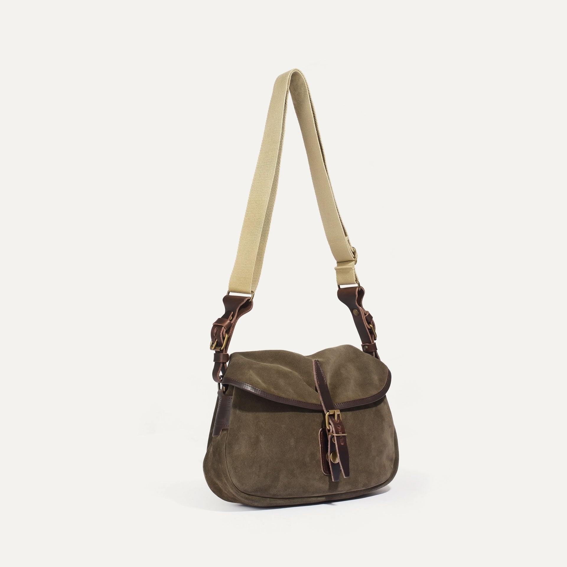 Musette XS Fisherman's bag / Suede - Musk (image n°2)