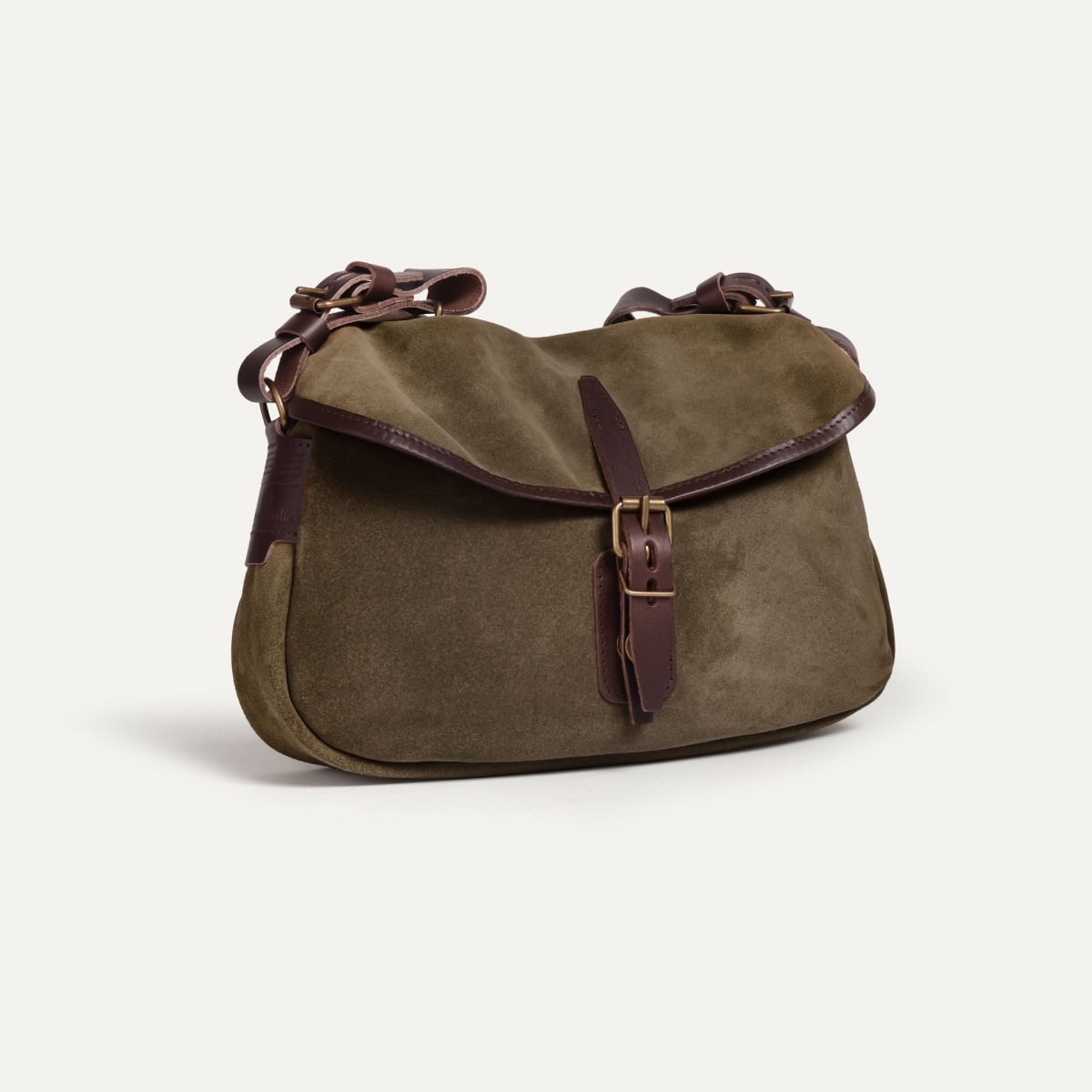 Musette XS Fisherman's bag / Suede - Musk (image n°3)