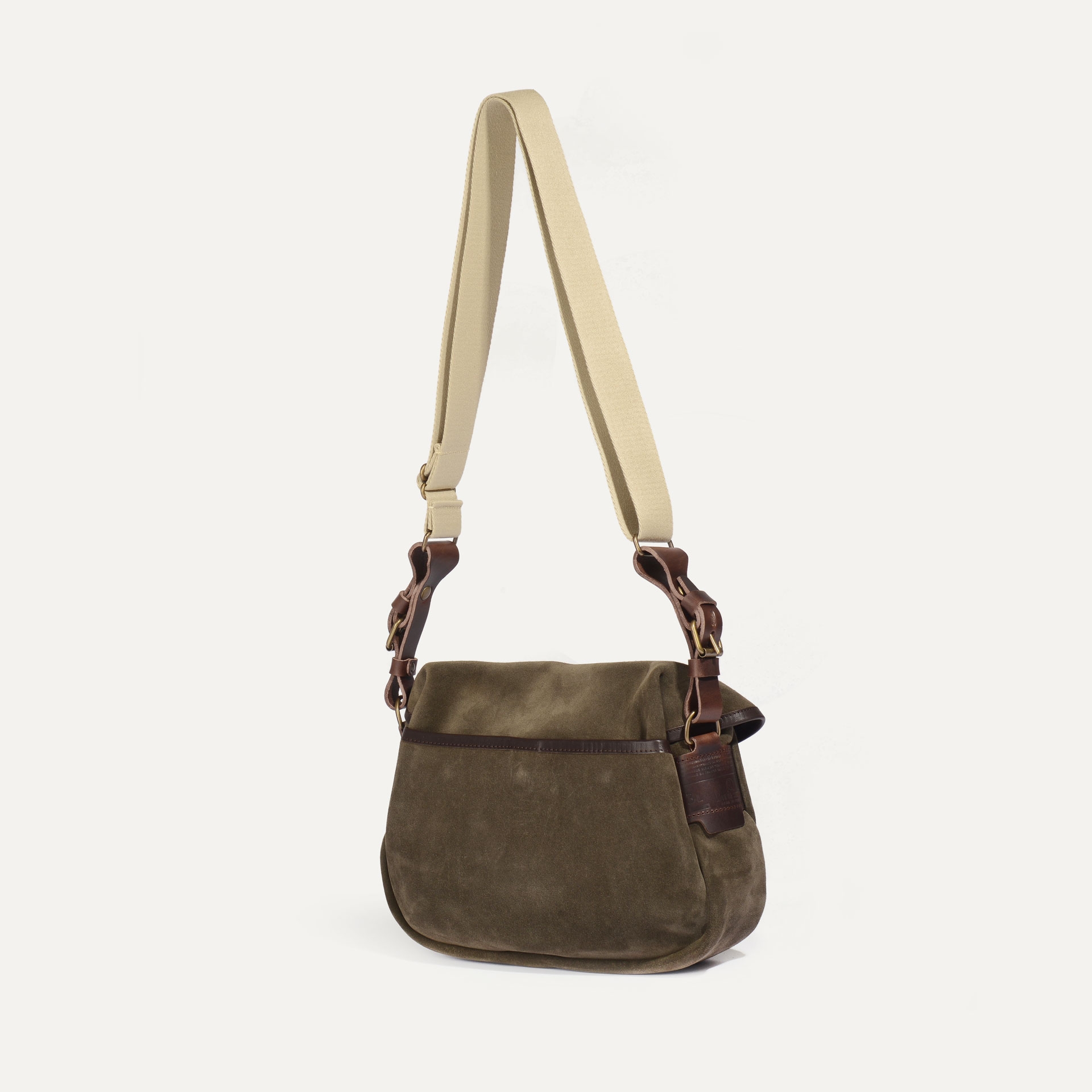 Musette XS Fisherman's bag / Suede - Musk (image n°4)
