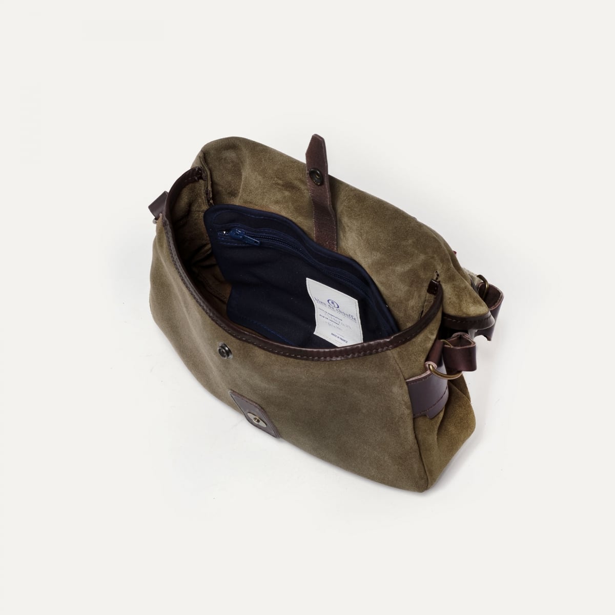 Musette XS Fisherman's bag / Suede - Musk (image n°5)