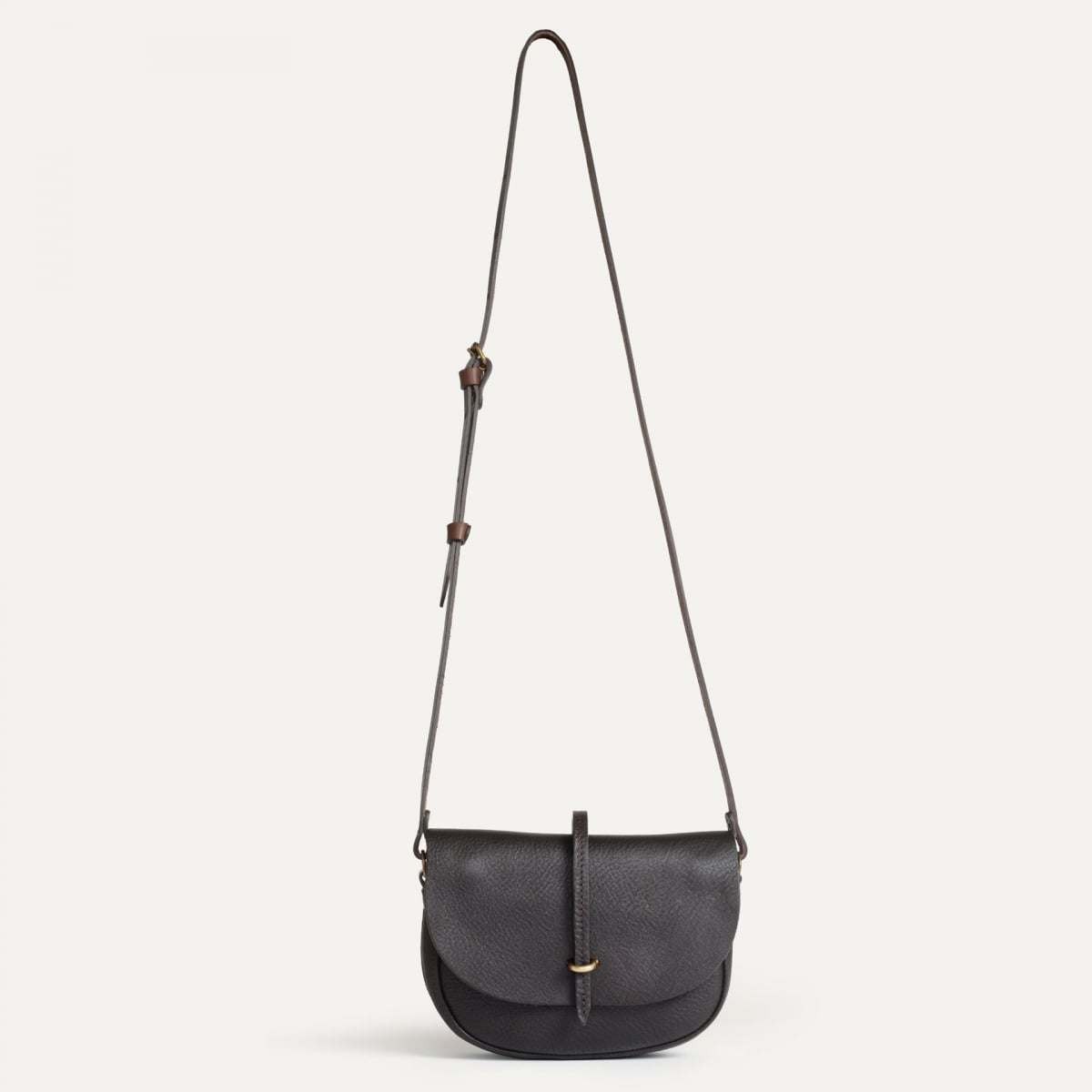 Java Mini postman bag / handbag - Dark Brown (image n°4)