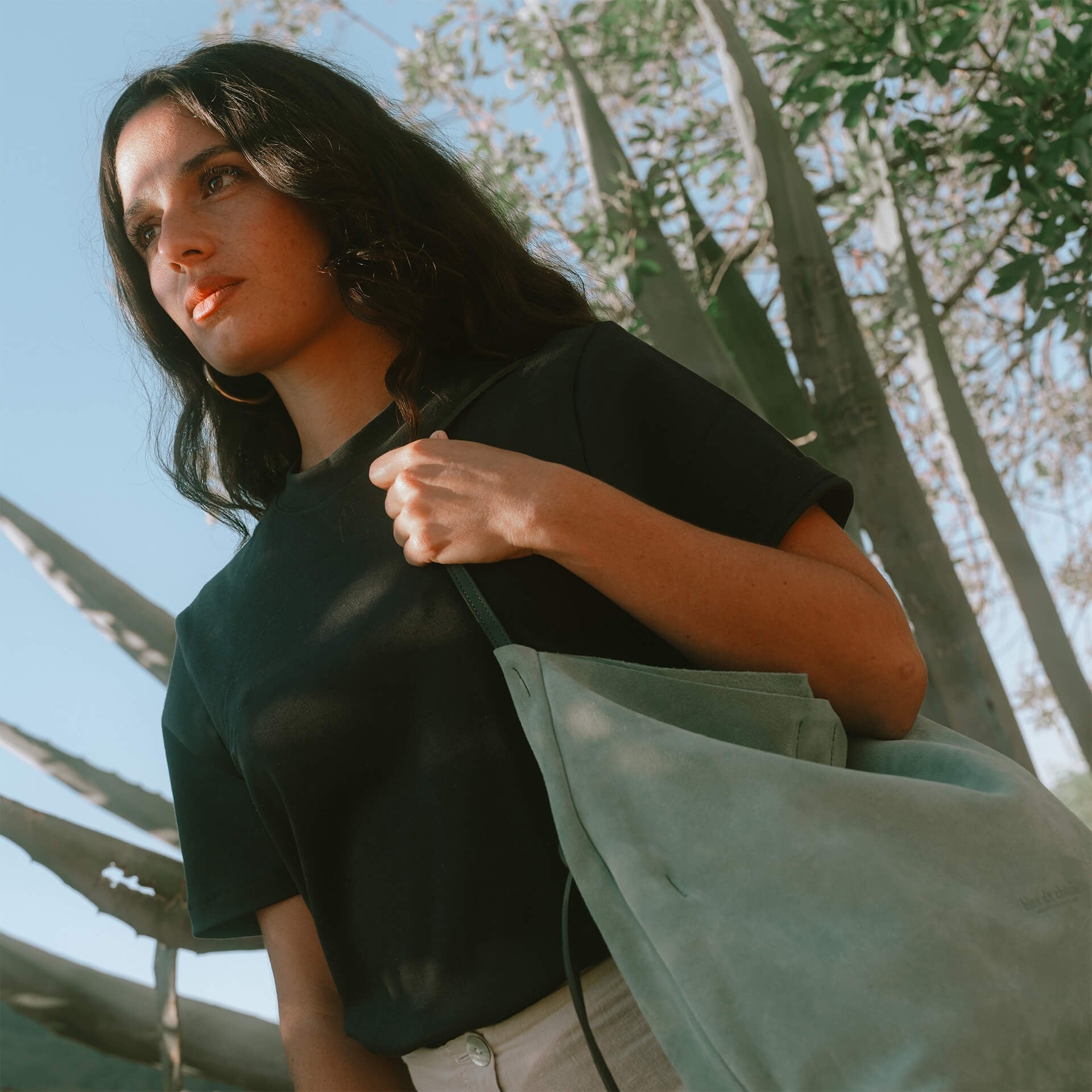 Bolso flexible de doble asa Mission - Verde jade (imagen n.º 7)