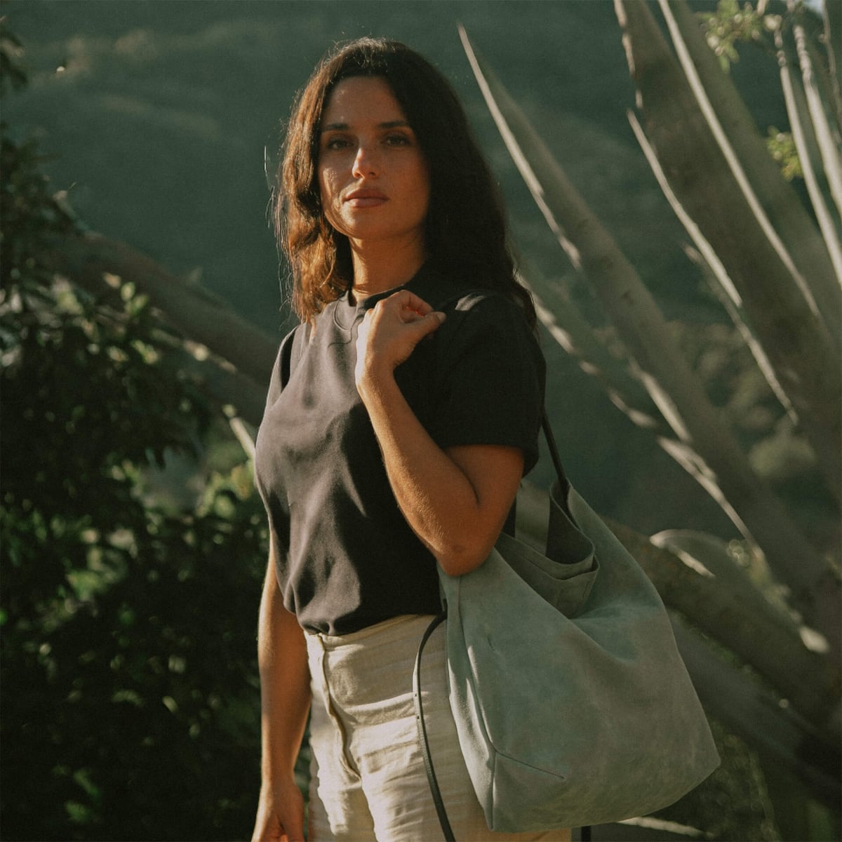 Bolso flexible de doble asa Mission - Verde Jade (imagen n.º 5)