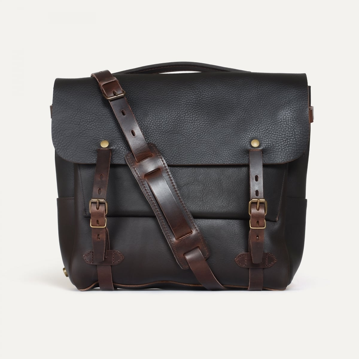 Sac Postier Eclair L - Marron Brun (image n°1)