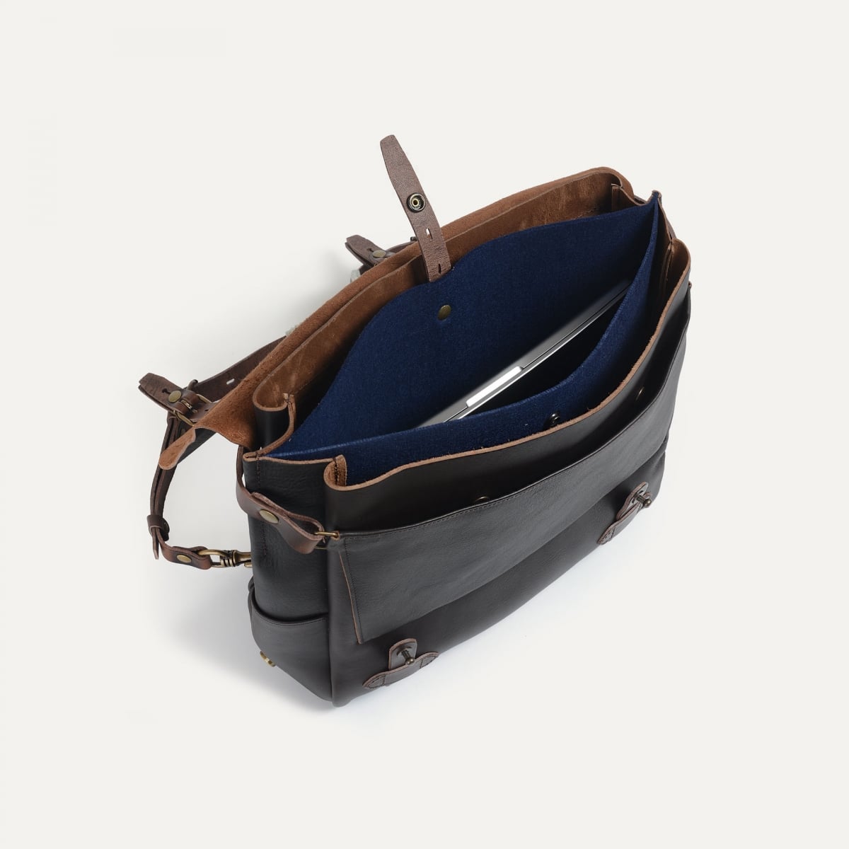 Sac Postier Eclair L - Marron Brun (image n°5)