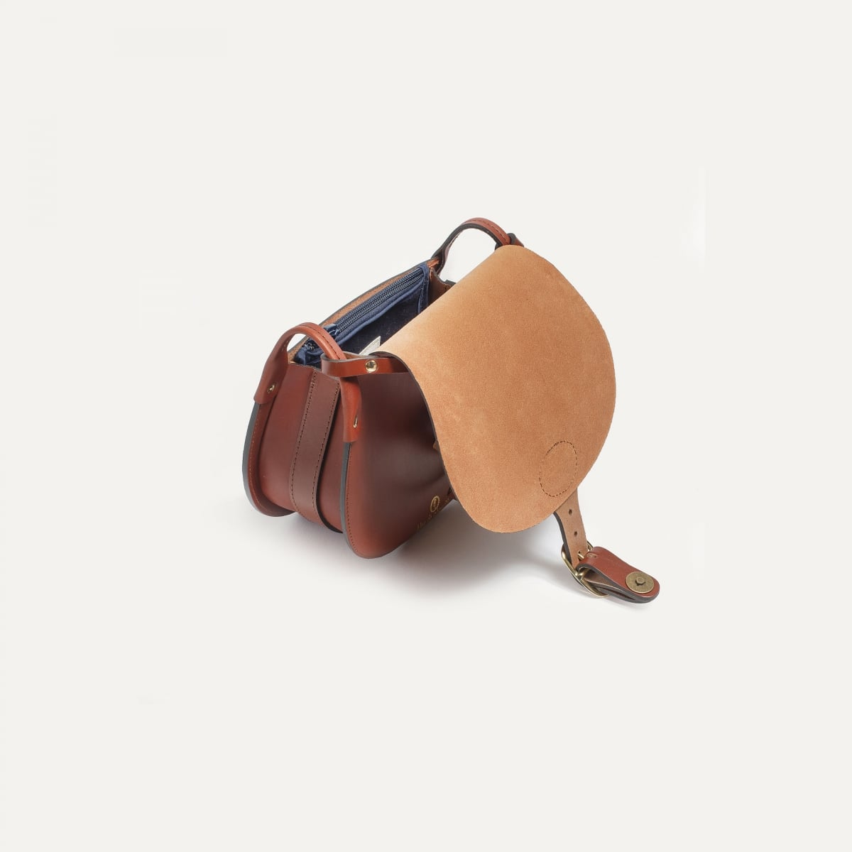 Chaleco de caza Diane M - Gris óxido/Cognac (imagen n.º 4)