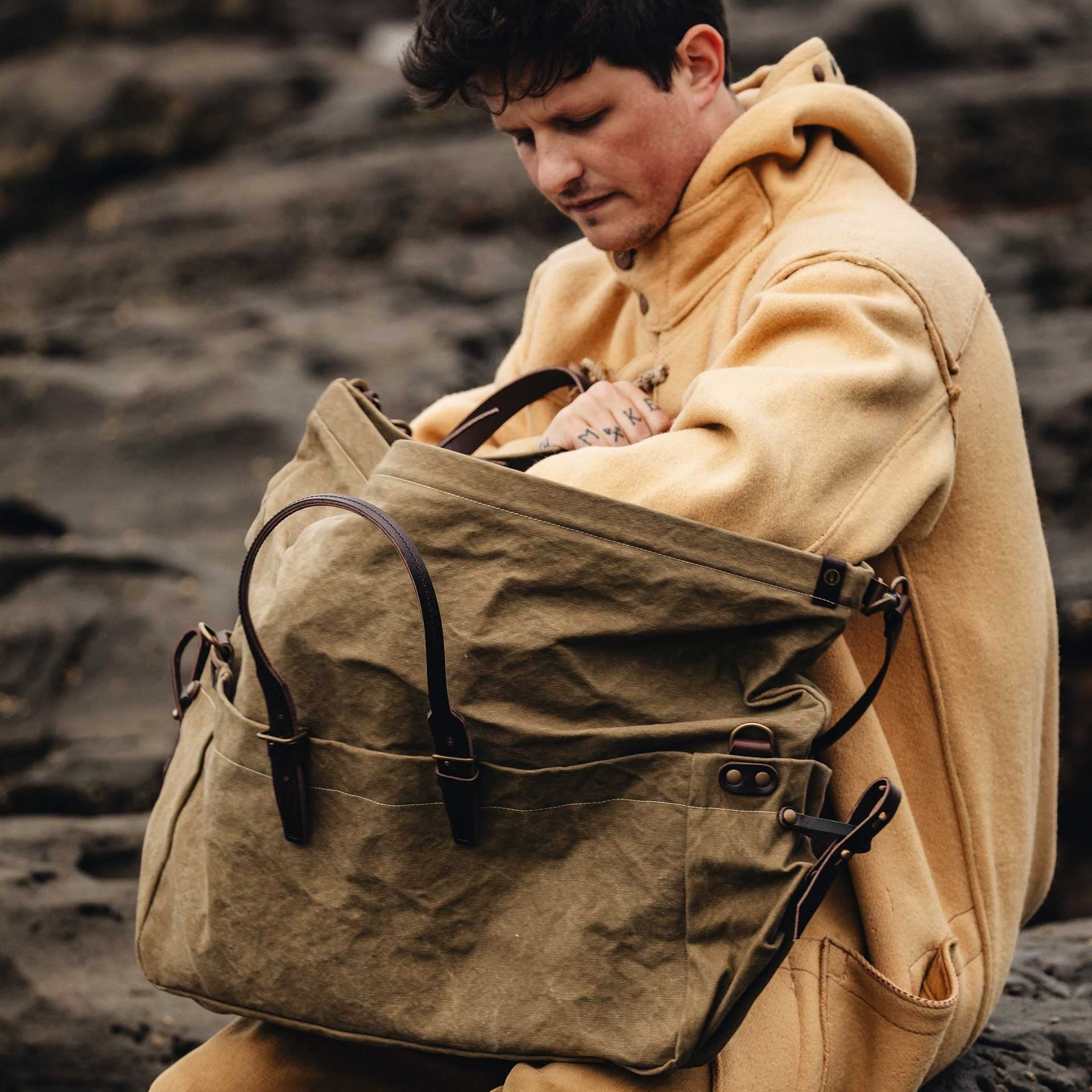 Cabine Travel bag - Khaki US stonewashed (image n°6)