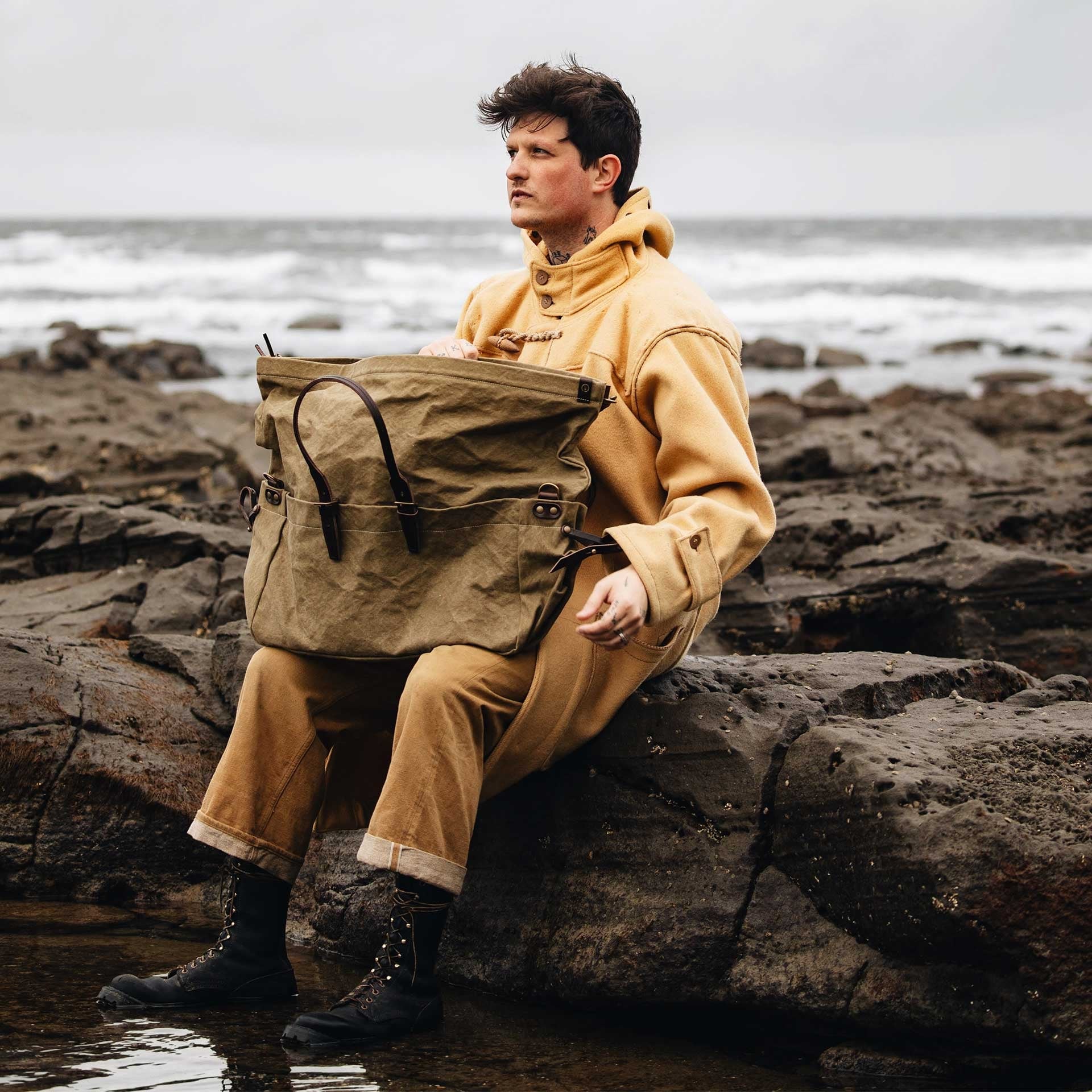 Reisetasche Cabine - Khaki US stonewashed (image n°7)