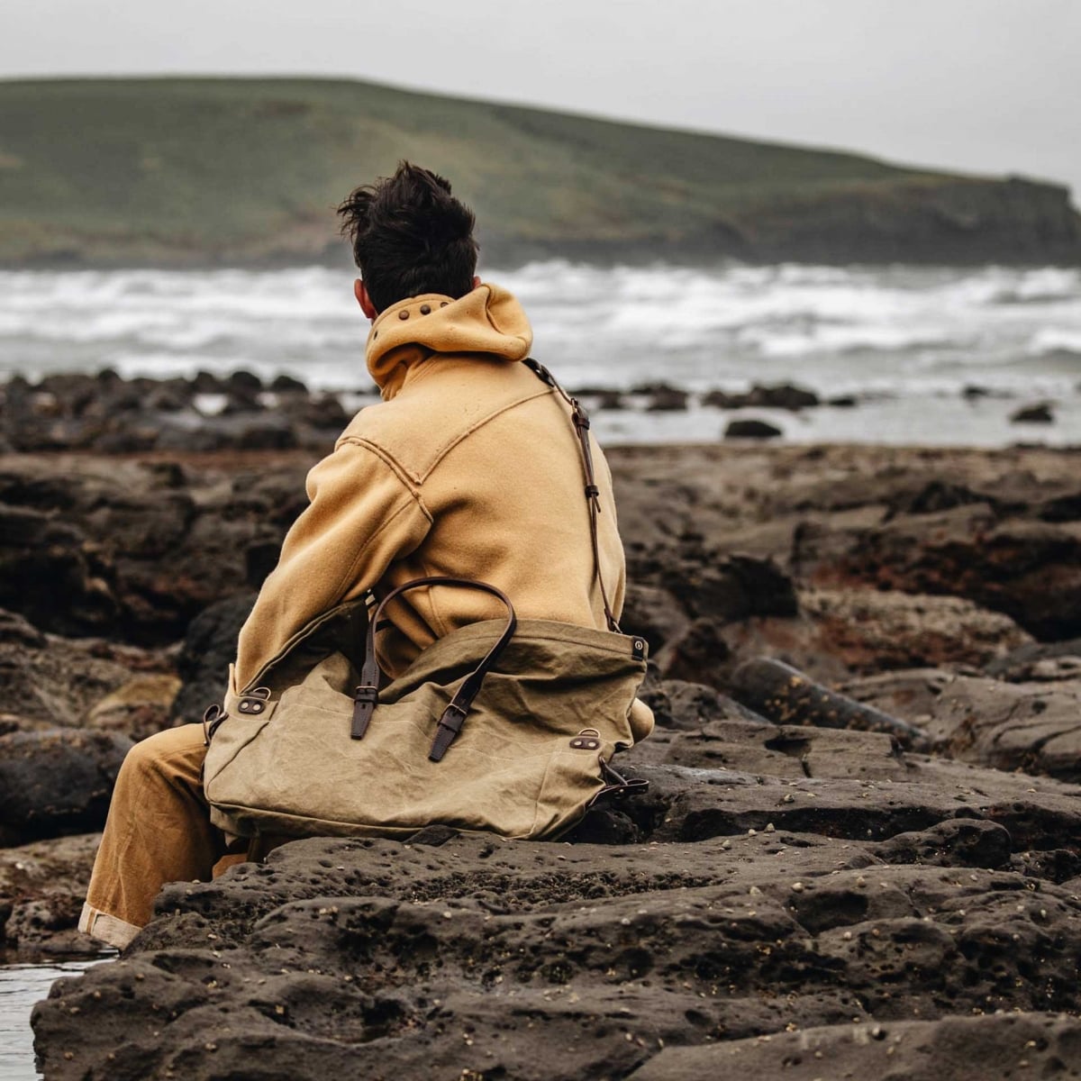 Sac de voyage Cabine - Kaki US stonewashed (image n°8)