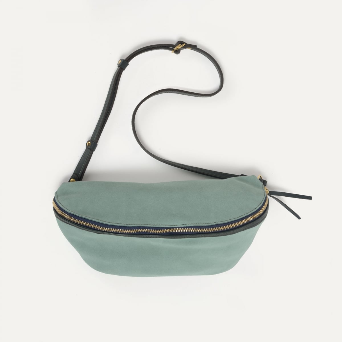 Bea Belt bag / Suede - Jade green (image n°3)