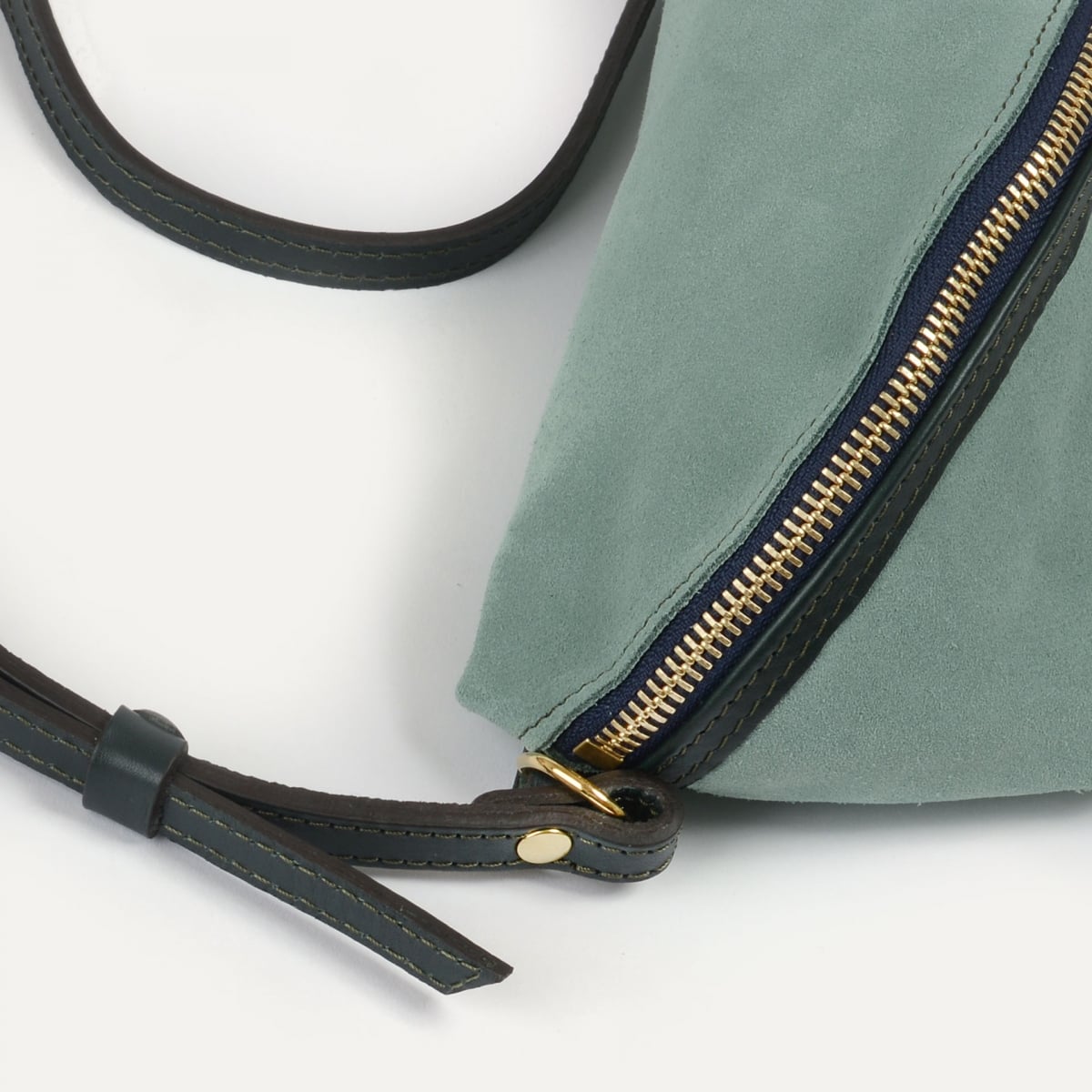 Bea Belt bag / Suede - Jade green (image n°4)
