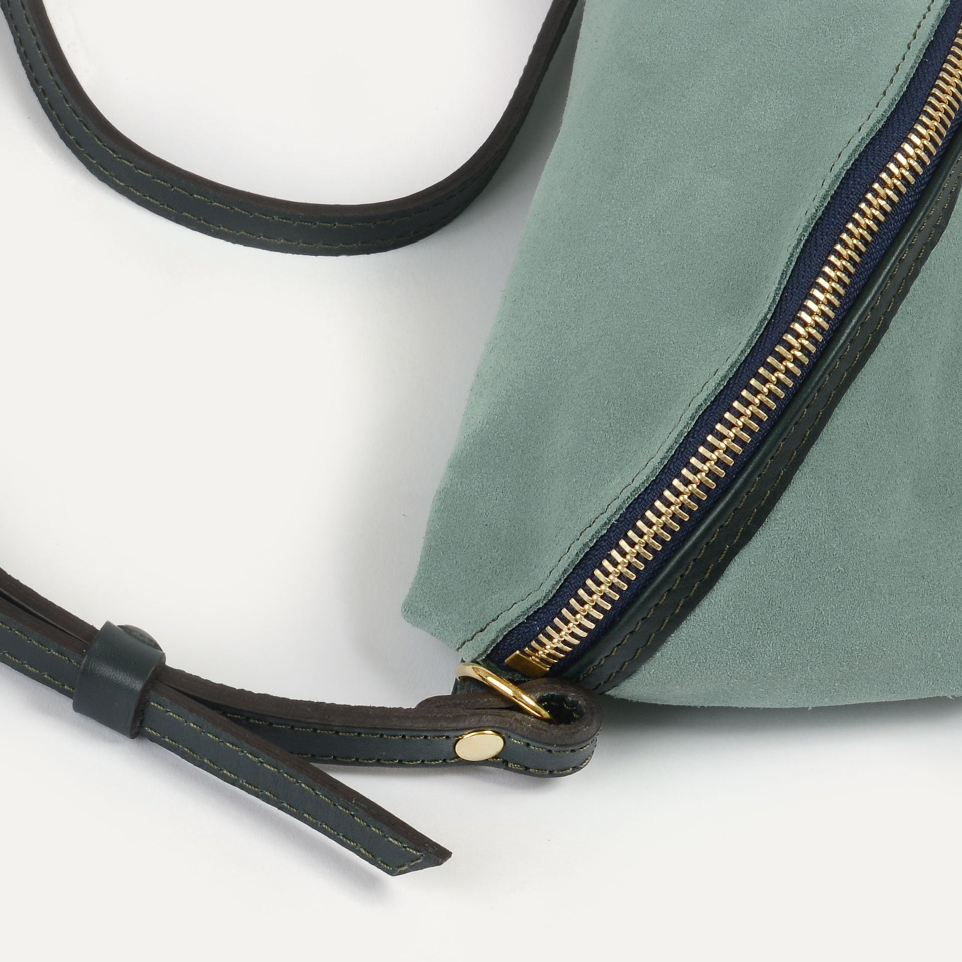 Bea Belt bag / Suede - Jade green (image n°4)