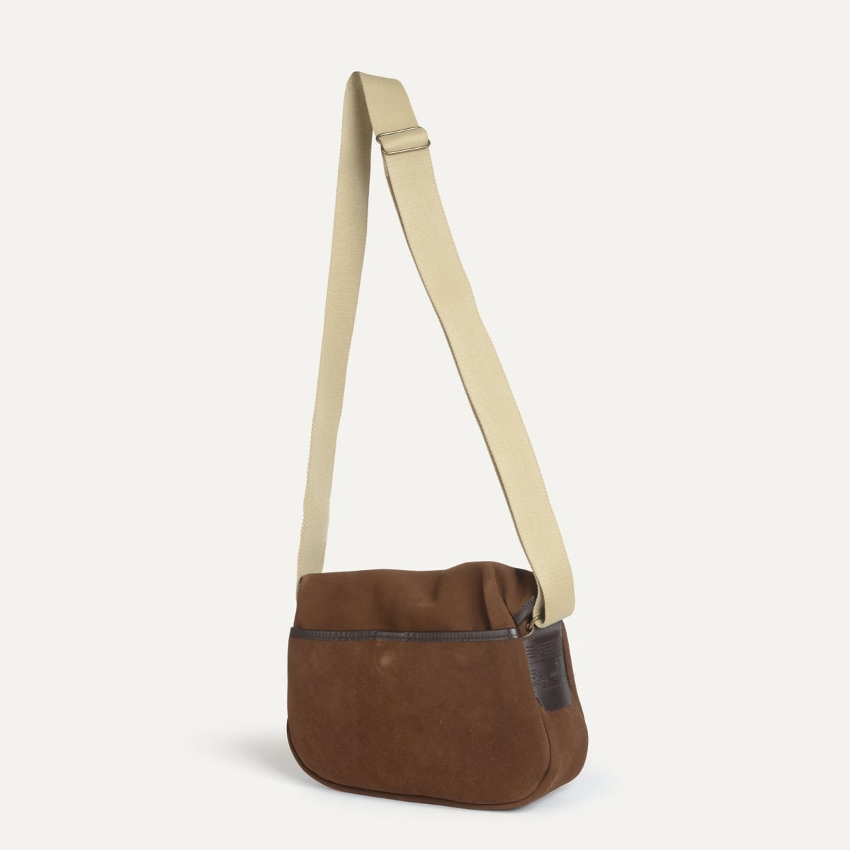 Musette XS Fisherman's bag / Suede - Chocolat (image n°5)