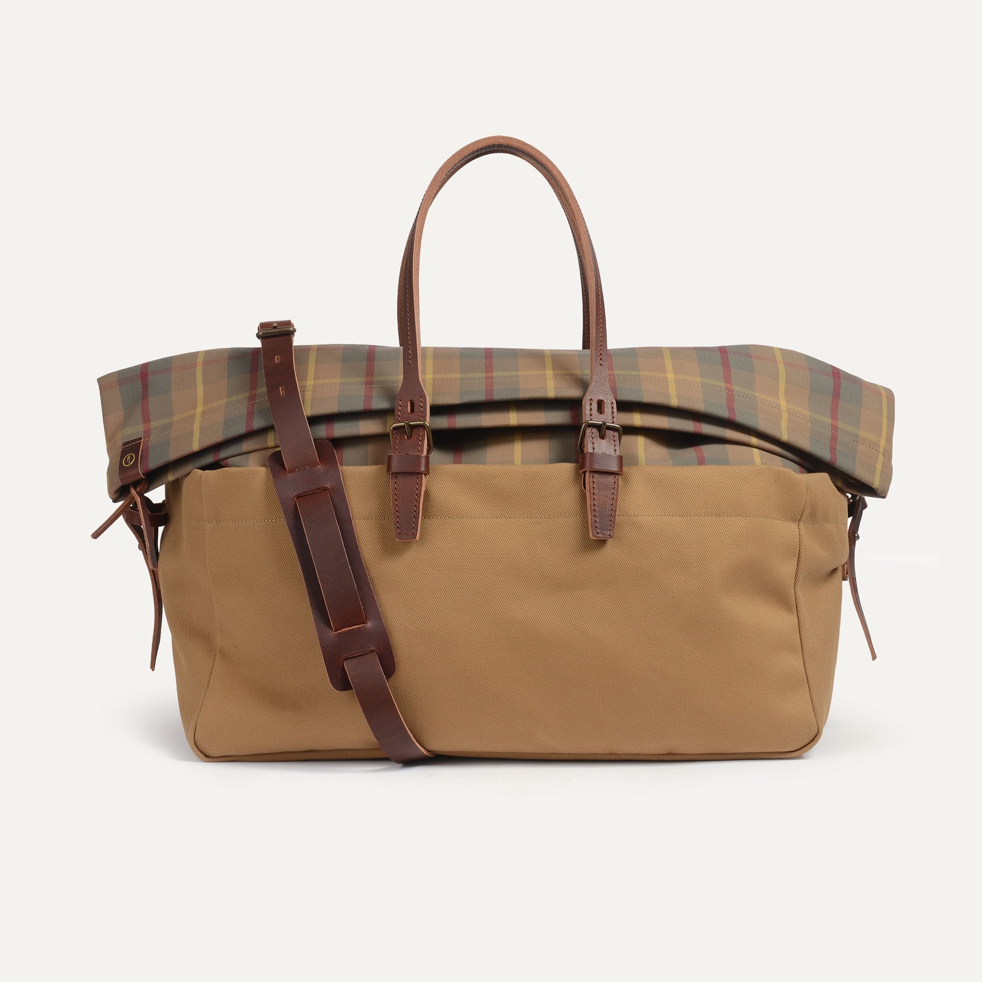 Bolso de viaje de cabina - Tartán camel (imagen n.º 1)