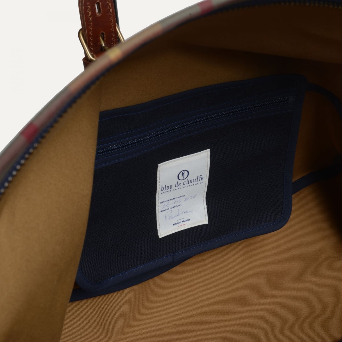 Cabine Travel bag - Camel Check (image n°4)