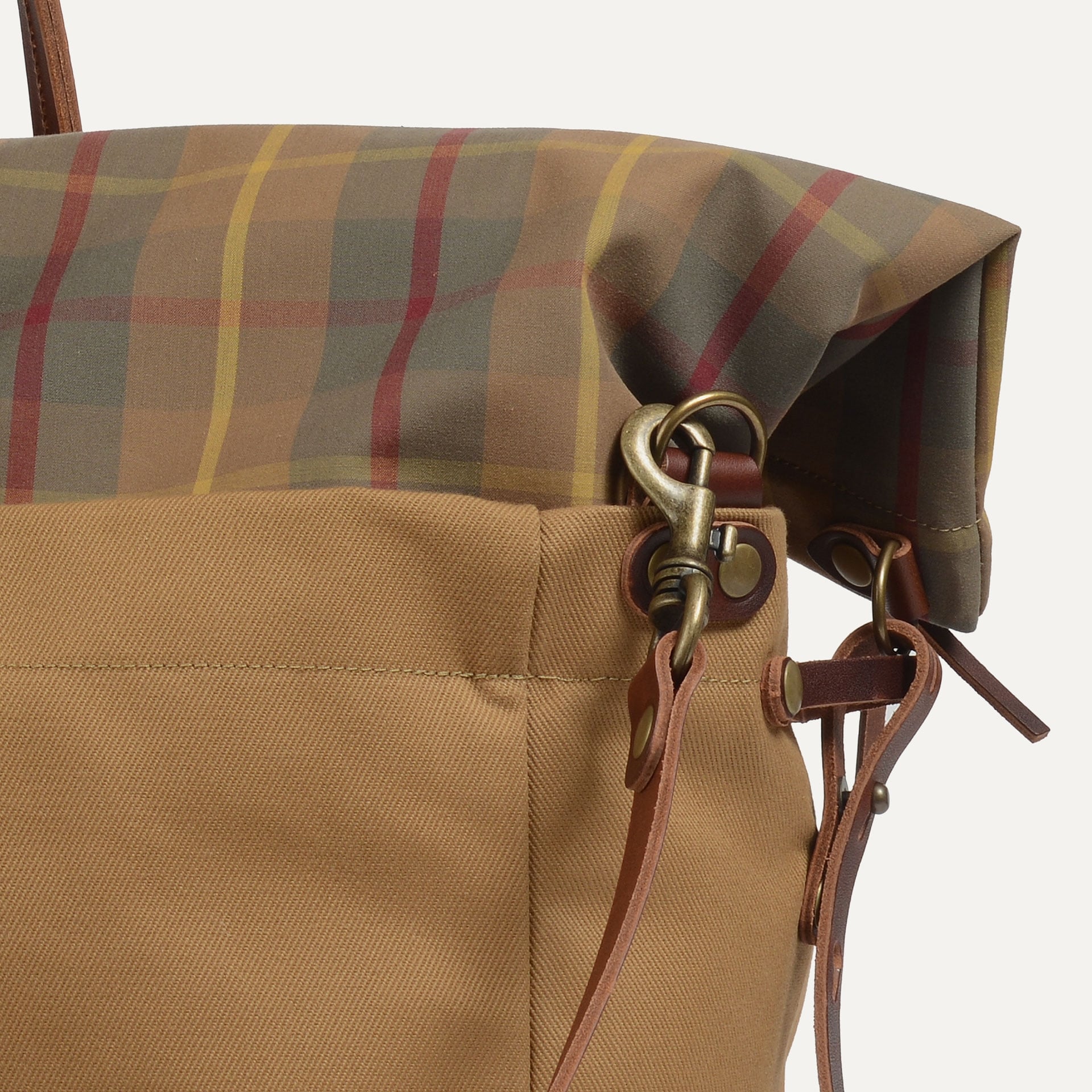 Cabine Travel bag - Camel Check (image n°5)