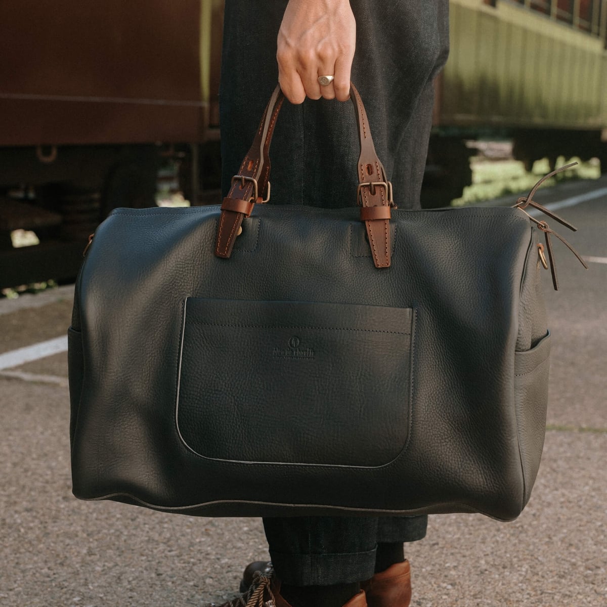 Reisetasche Hobo -  Dunkelbraun (image n°5)