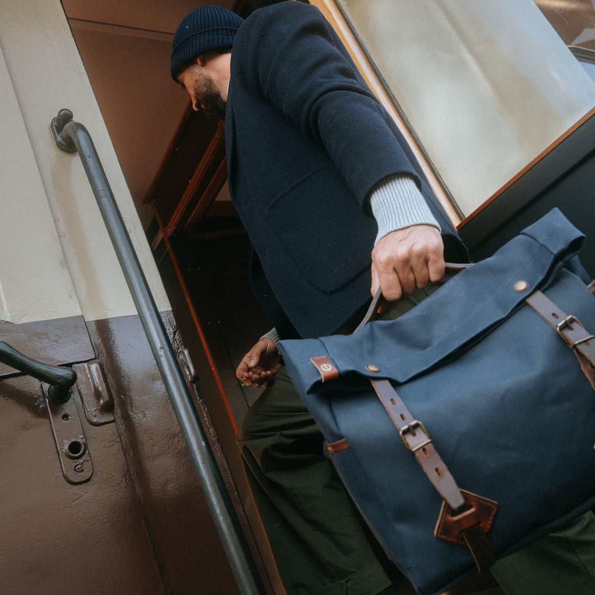 Gaston Musette Tasche - Marineblau BM (image n°9)