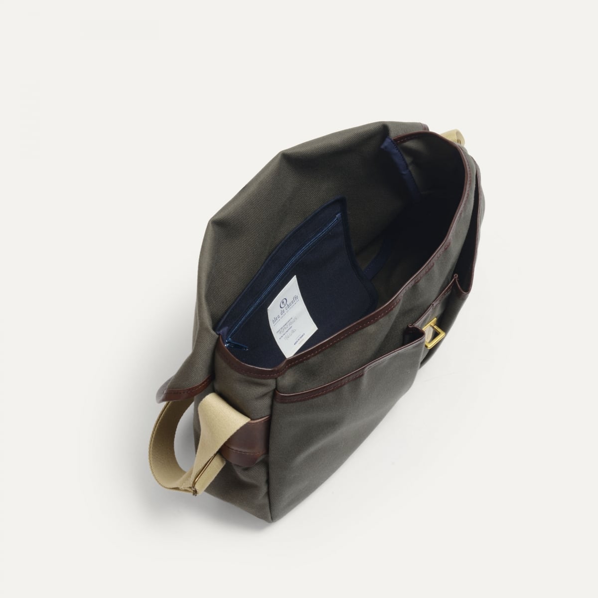 Léon messenger bag - Khaki BM (image n°4)