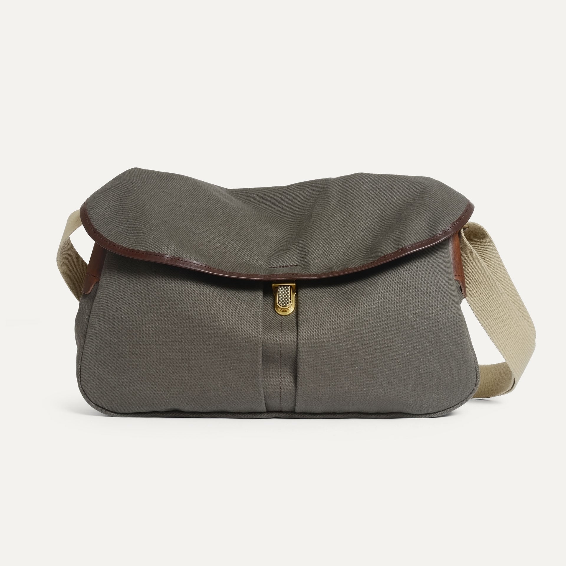 Léon messenger bag - Khaki BM (image n°1)