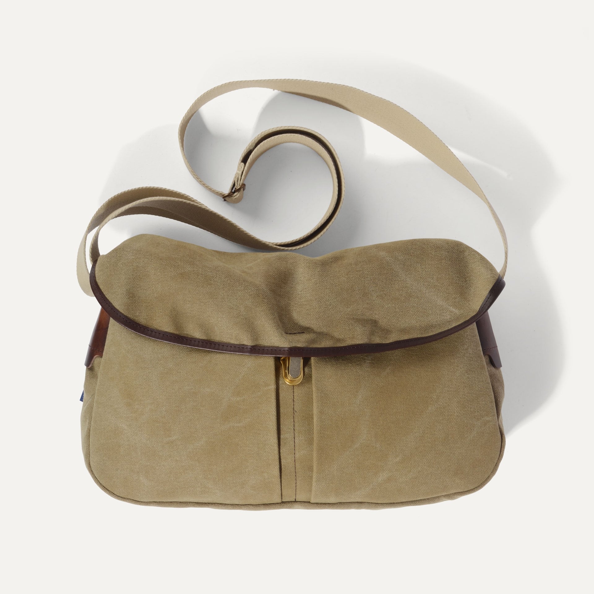Sac besace Léon - Kaki US Stonewahed (image n°4)