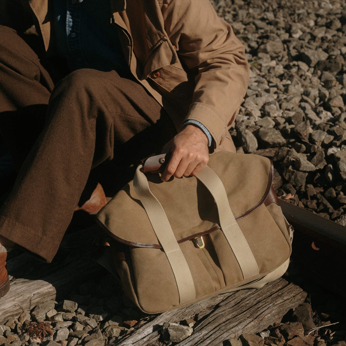 Sac business Musette - Kaki US Stonewashed (image n°7)