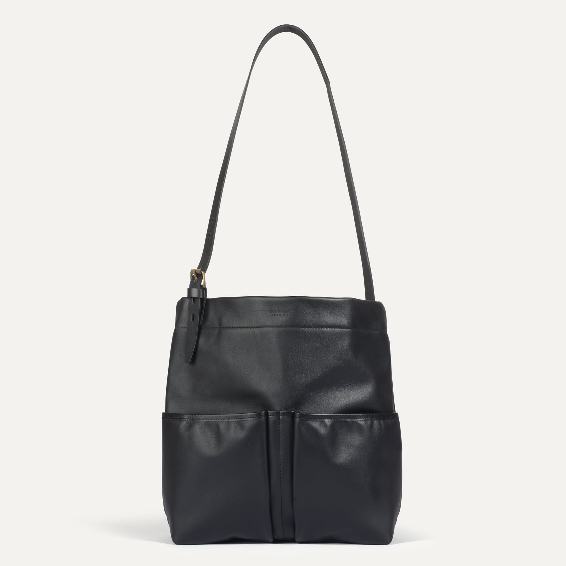 Gombe Pouch - Black Liscio (image n°3)
