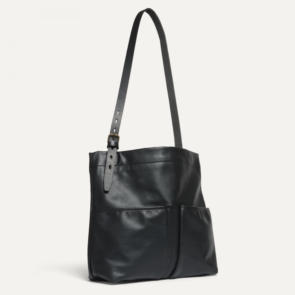 Gombe Pouch - Black Liscio (image n°2)