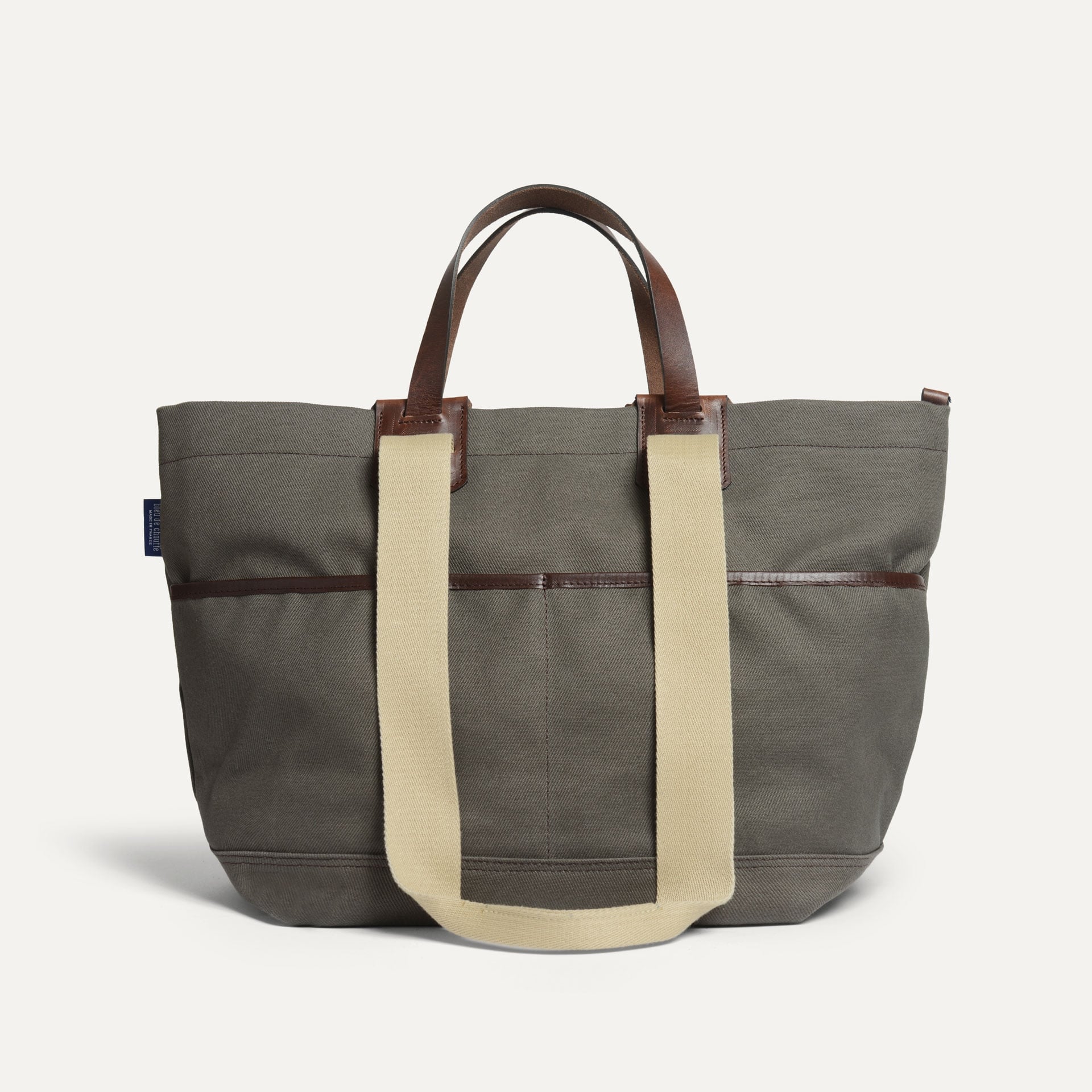 Meline Business Tote - Khaki BM/Tweed (image n°1)