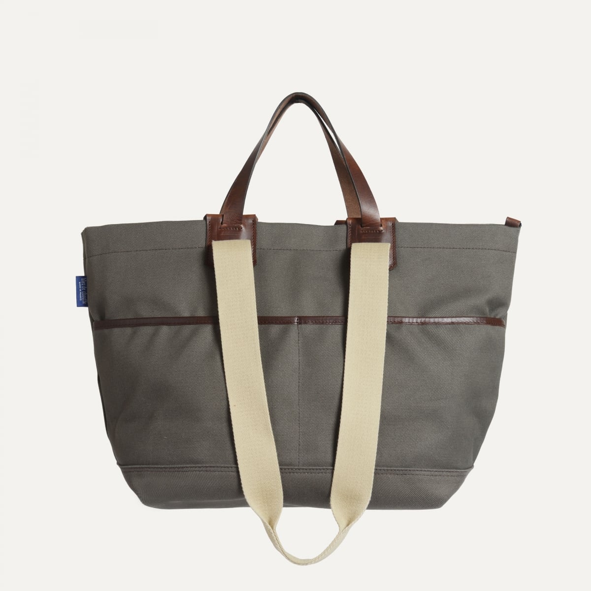 Bolso de mano de negocios Méline - Caqui BM/Tweed (imagen n.º 3)