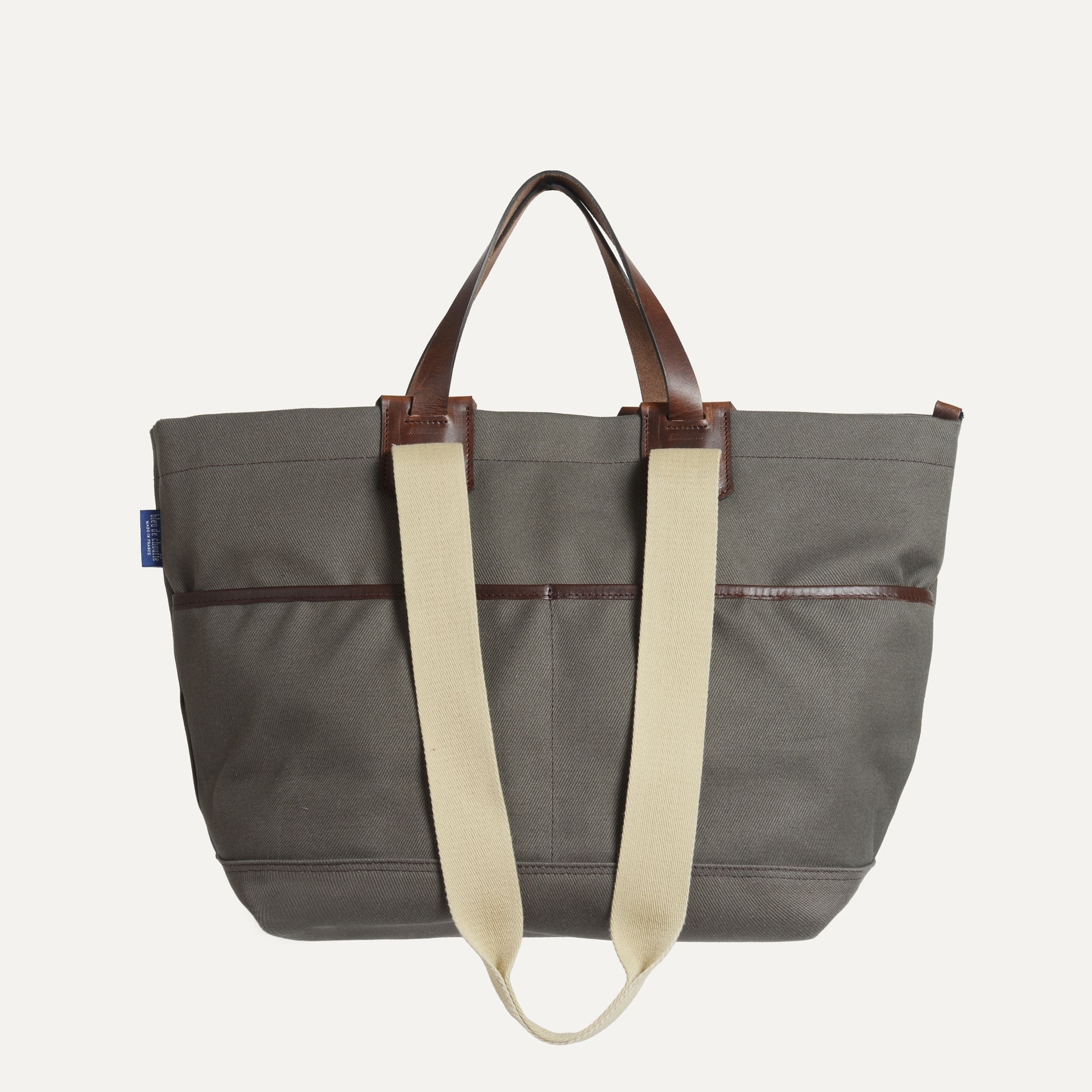 Meline Business Tote - Khaki BM/Tweed (image n°3)